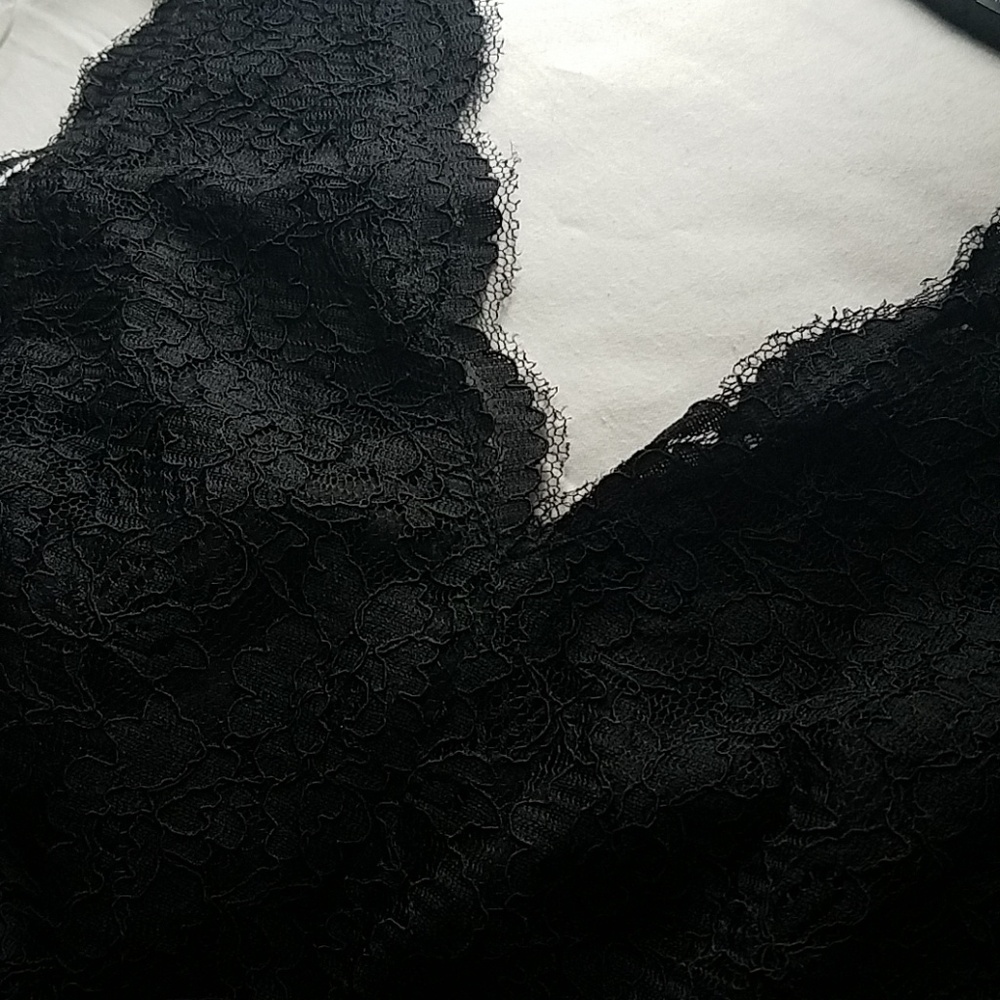 NWOT Ann Taylor Loft scalloped lace v neck dress, - Picture 4 of 7